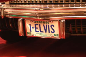 La Targa dell'auto di Elvis Presley